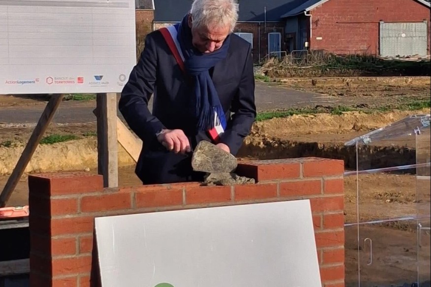 Anor : 11 nouveaux logements sortent de terre au quartier Saint-Laurent.