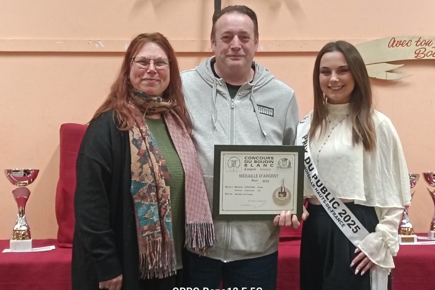 Montcornet : le boucher-charcutier de la commune récompensé !