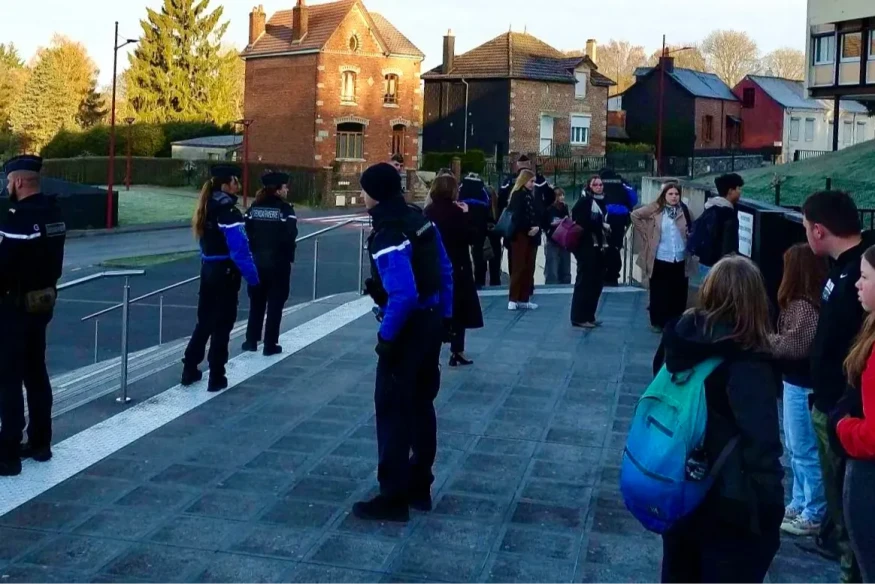 Hirson : contrôles renforcés au lycée Joliot-Curie.