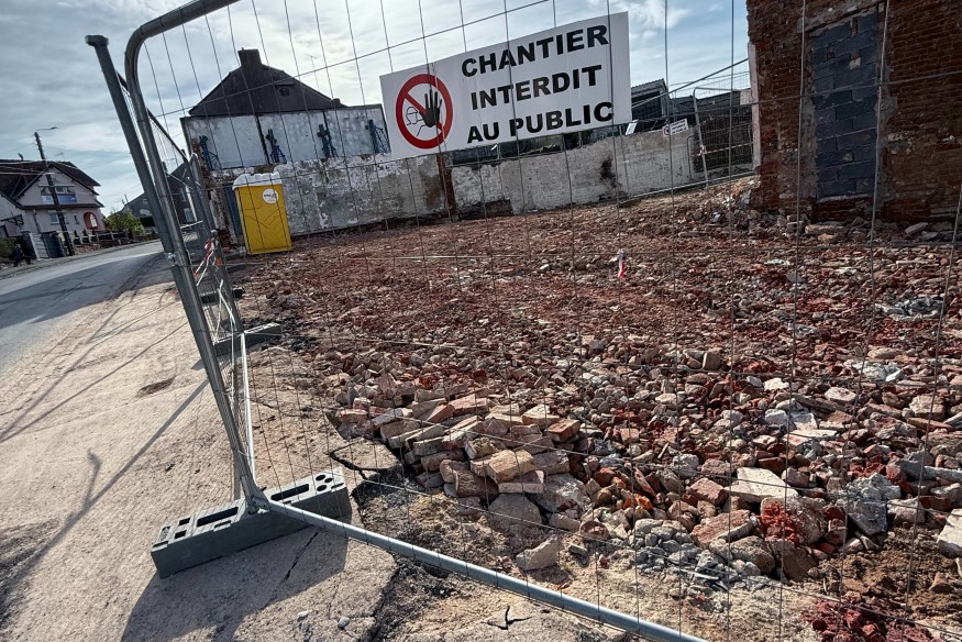 Fourmies : plus aucune trace de l’ancienne boulangerie rue Fernand Pêcheux.